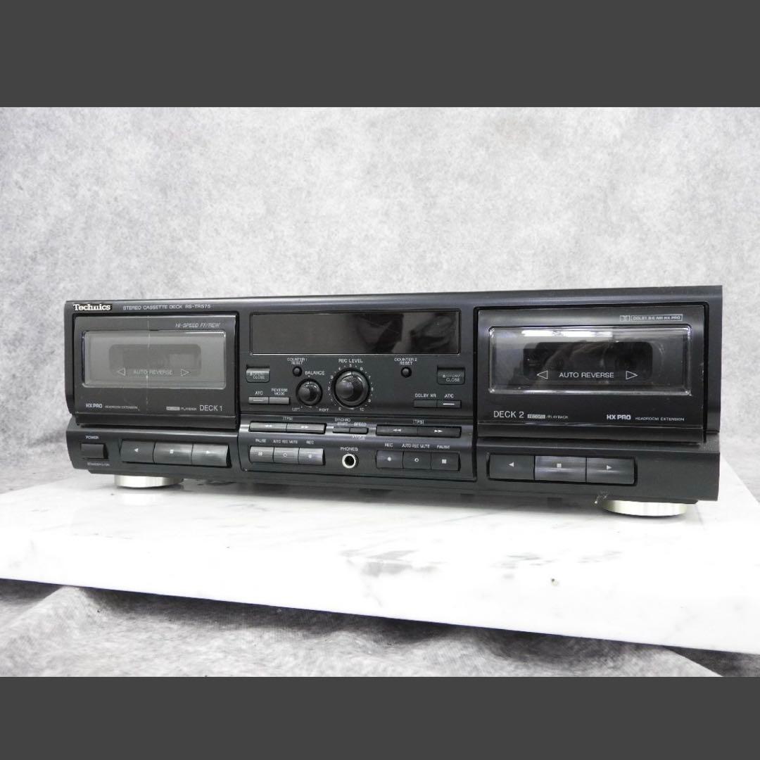 【美品】Technics RS-TR575 テクニクス ダブルカセットデッキ