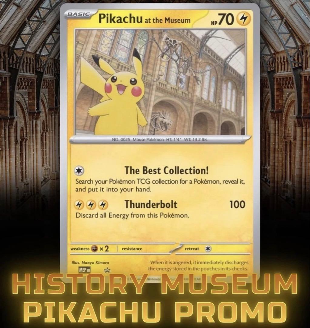 メガネ　Pikachu at the Museum ピカチュウ