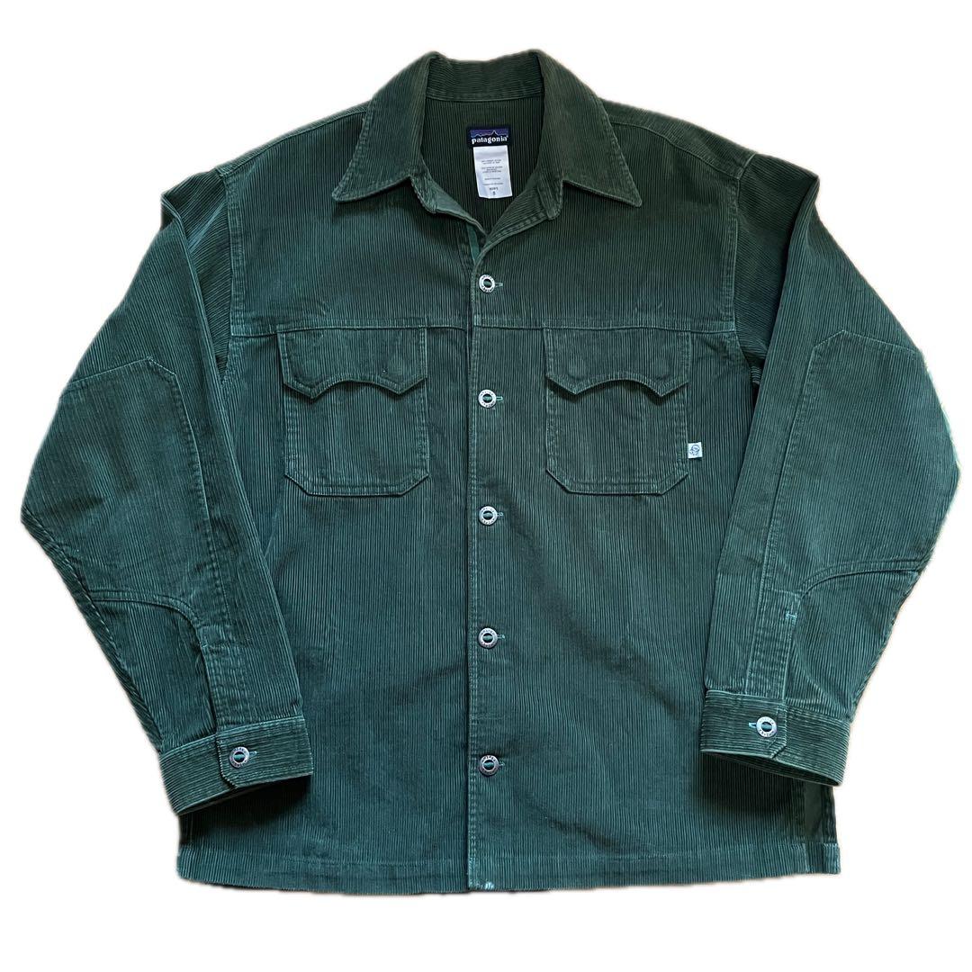 H*0様 patagonia ダークグリーン コーデュロイ 長袖シャツ M