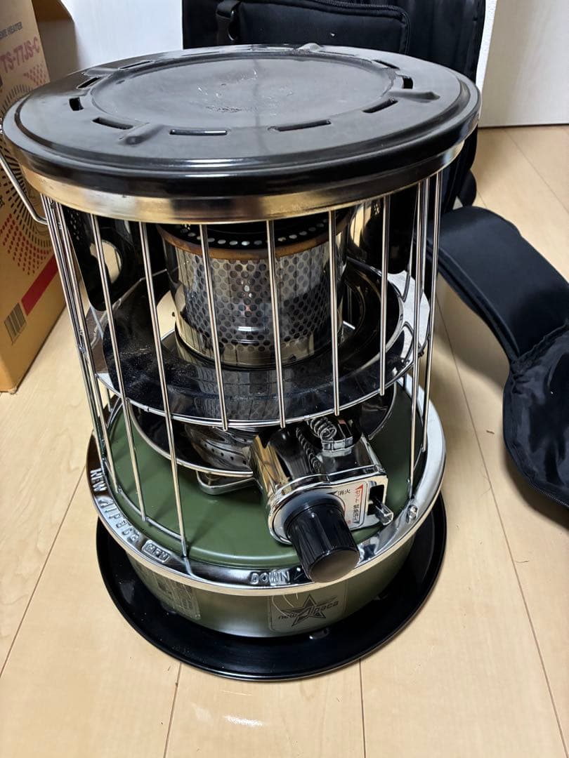 newアルパカストーブコンパクト（オリーブドラブ）・専用ケース（黒）