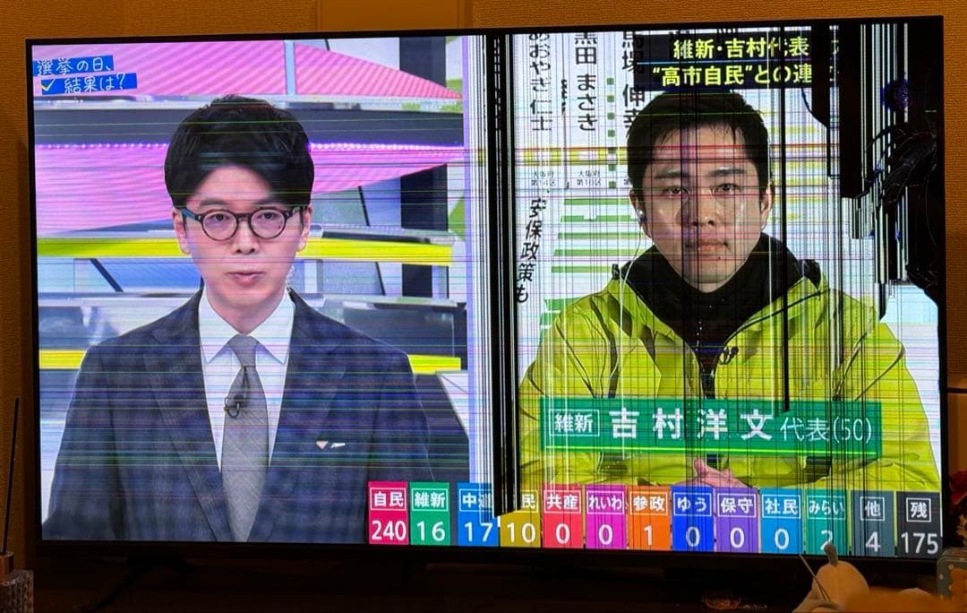 43インチ型テレビ（リモコン付き） お値下げ交渉◎