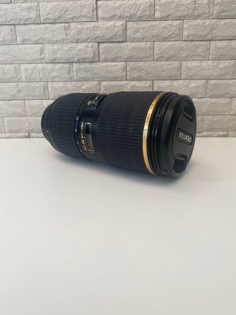 PENTAX 50-135ズームレンズ レンズフード・ケース付き