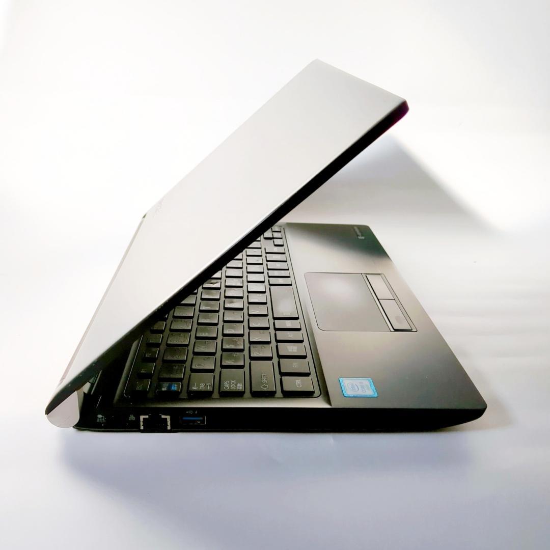 美品⭐メモリ8GB爆速SSDで快適♪TOSHIBA✅すぐに使える黒ノートパソコン