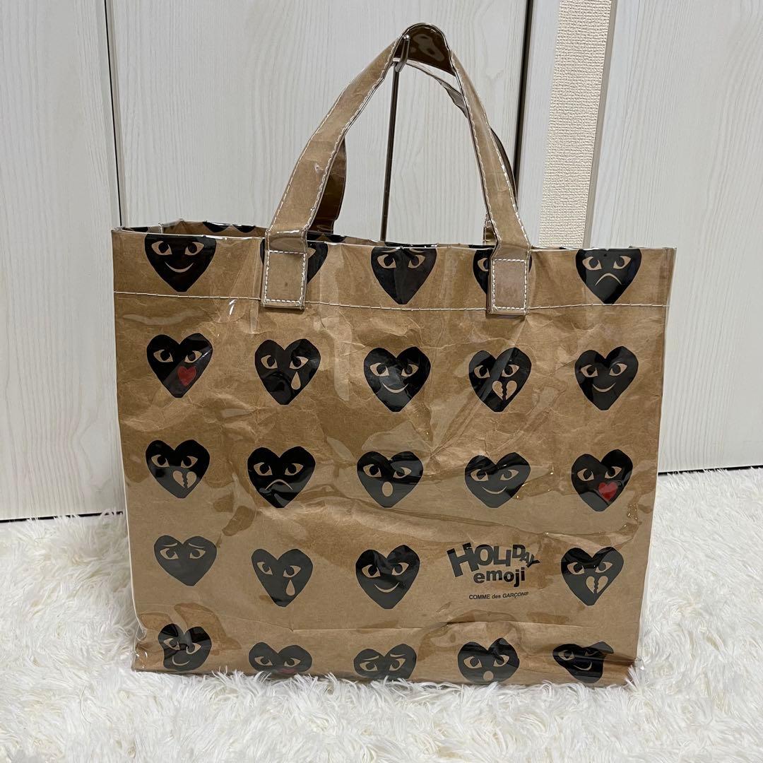 コムデギャルソン PVC トートバック　紙袋　プレイ