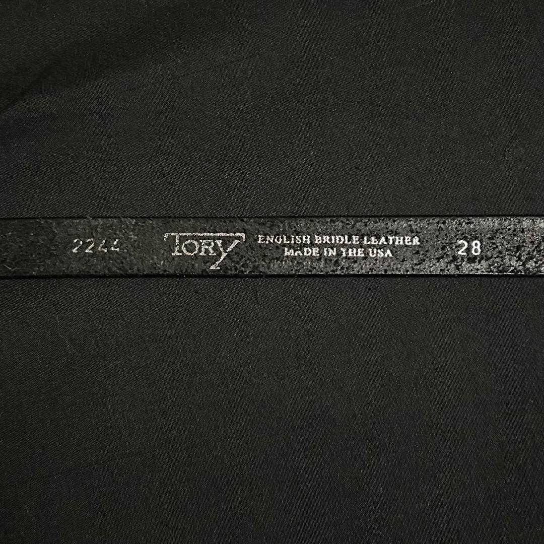 TORY LEATHER ウエスタン レザー 牛革 ベルト 28