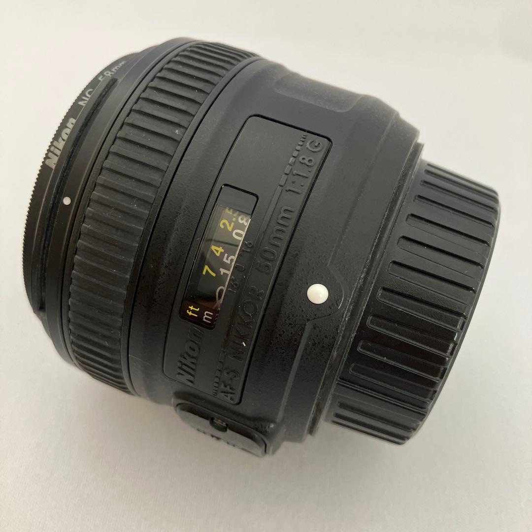 Nikon AF-S NIKKOR 50mm f1.8純正保護フィルター付き