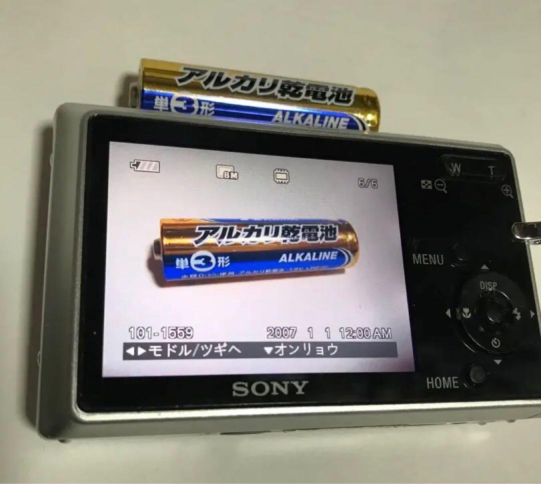 【完動品】SONY Cyber-shot DSC-T20 デジタルカメラ