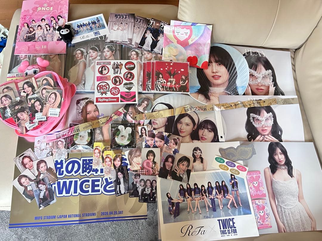 TWICE MISAMO ミサモ　タワレコラキドロトレカセット　スマホ　缶ミラー