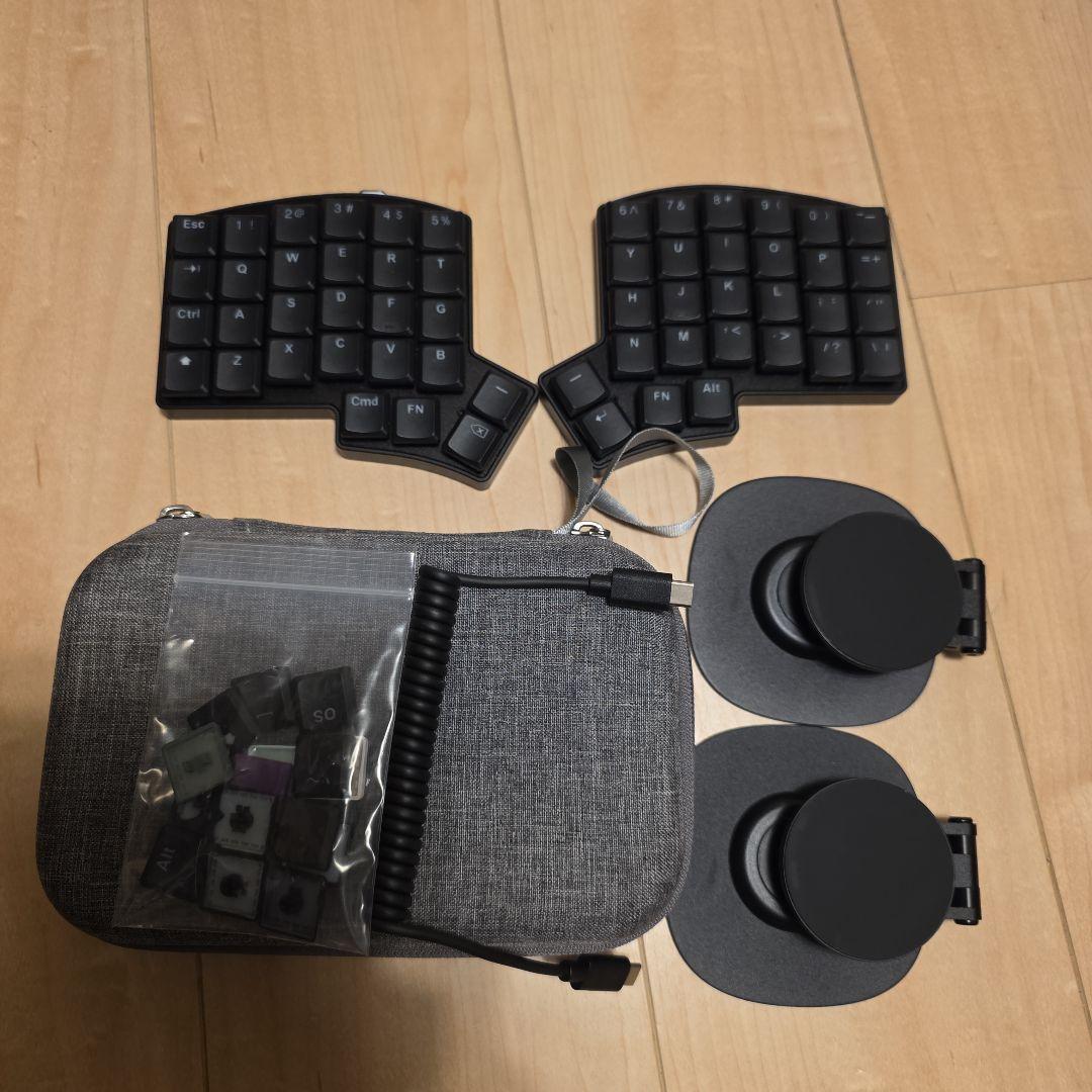 Keebio Iris LM low profile 分割キーボード