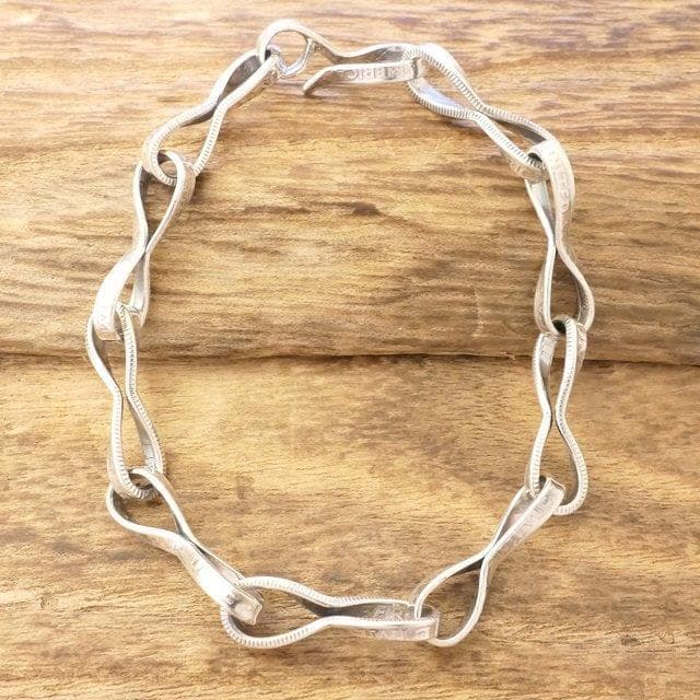 新品 NORTH WORKS ヴィンテージ  チェーン ブレスレット 銀貨