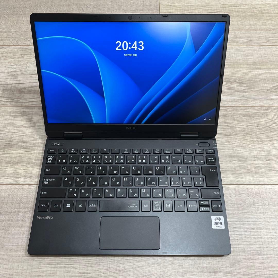 Windowsノート本体 NEC VersaPro J VC-6 i5-10210Y 8GB