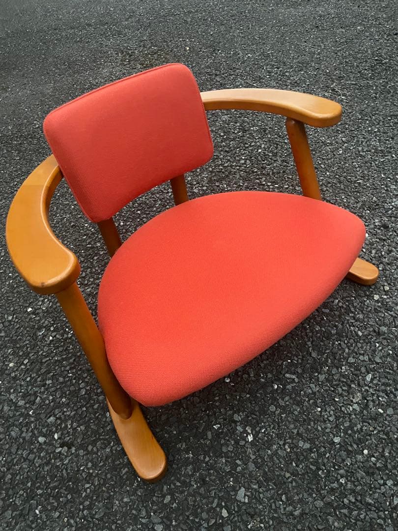 【無限工房 】かに座椅子 ローチェア 腰痛対策 座椅子 肘掛け 和室 メッシュ