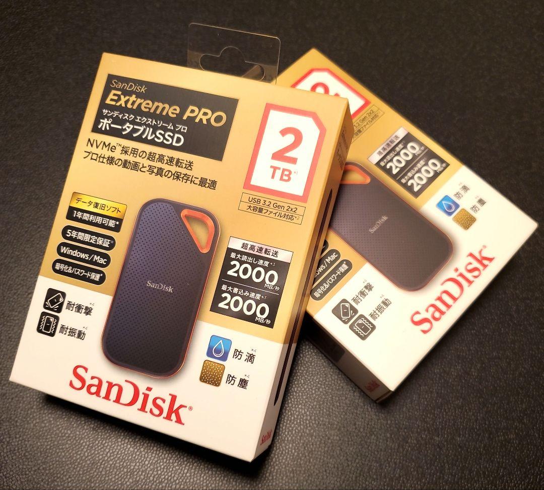 【新品未開封】SanDisk SSD 2TB SDSSDE81-2T00-J25