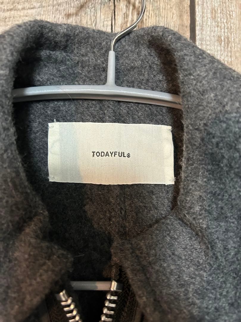TODAYFUL wool  jacket ウールリバージャケット36