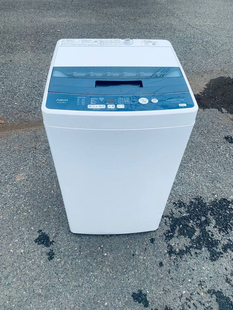 送料設置無料　AQUA 電気洗濯機　AQW-BK45G