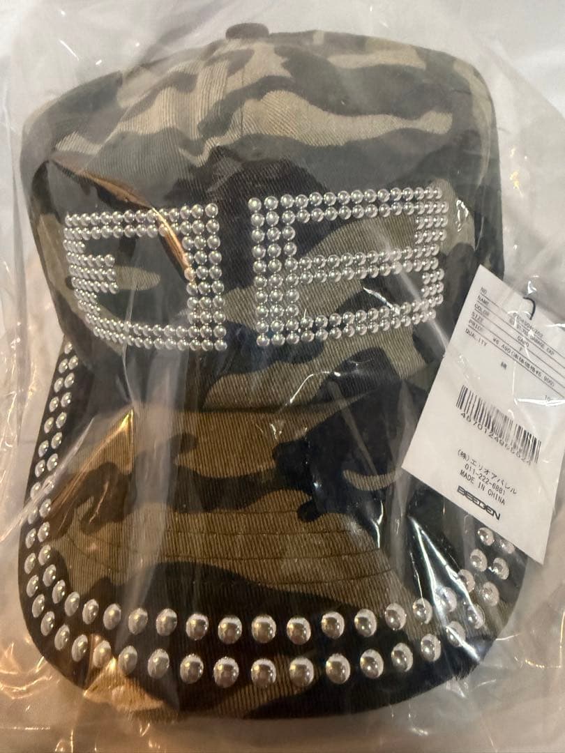 BD STUDS DAMAGE CAP BEEDEN迷彩　送料込み　タグ付き