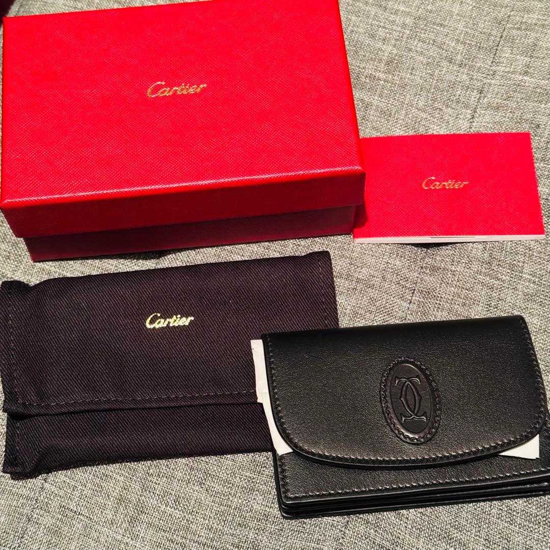 Cartier マストドゥカルティエ カードケース ミニウォレット