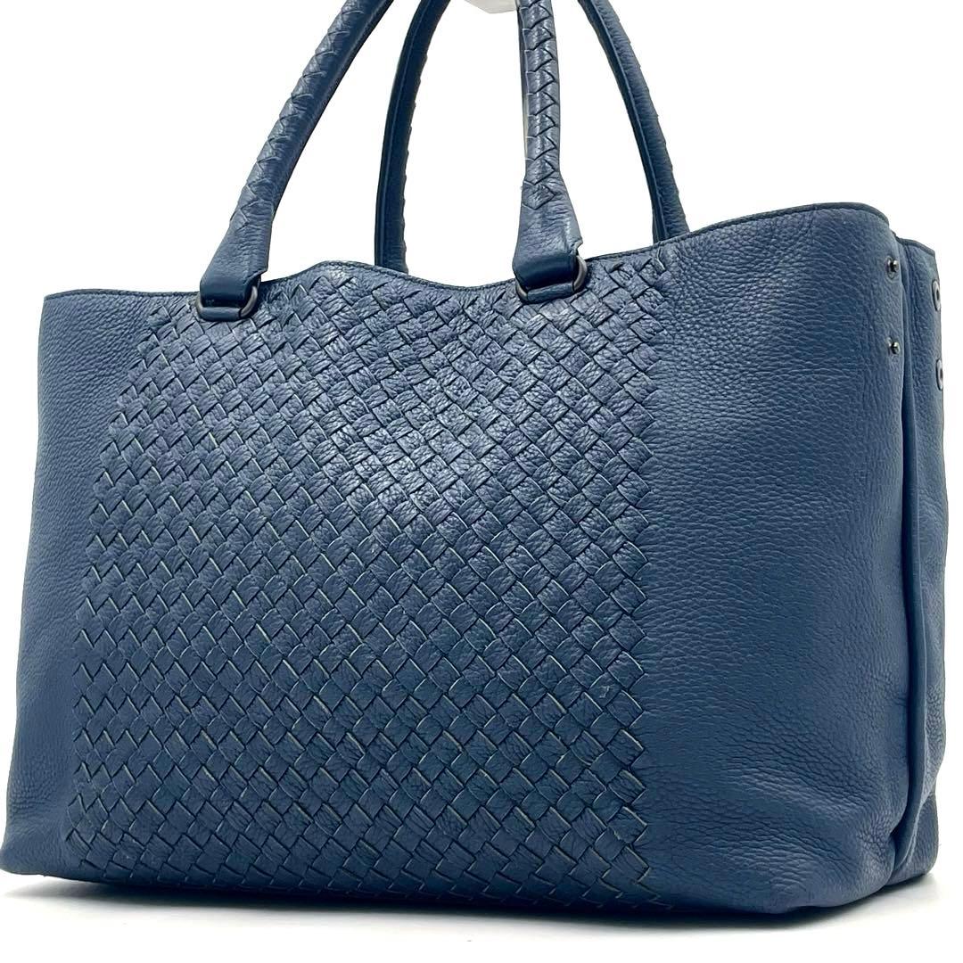 【極美品】ボッテガ ヴェネタ イントレチャート トートバッグ ラムレザービジネス