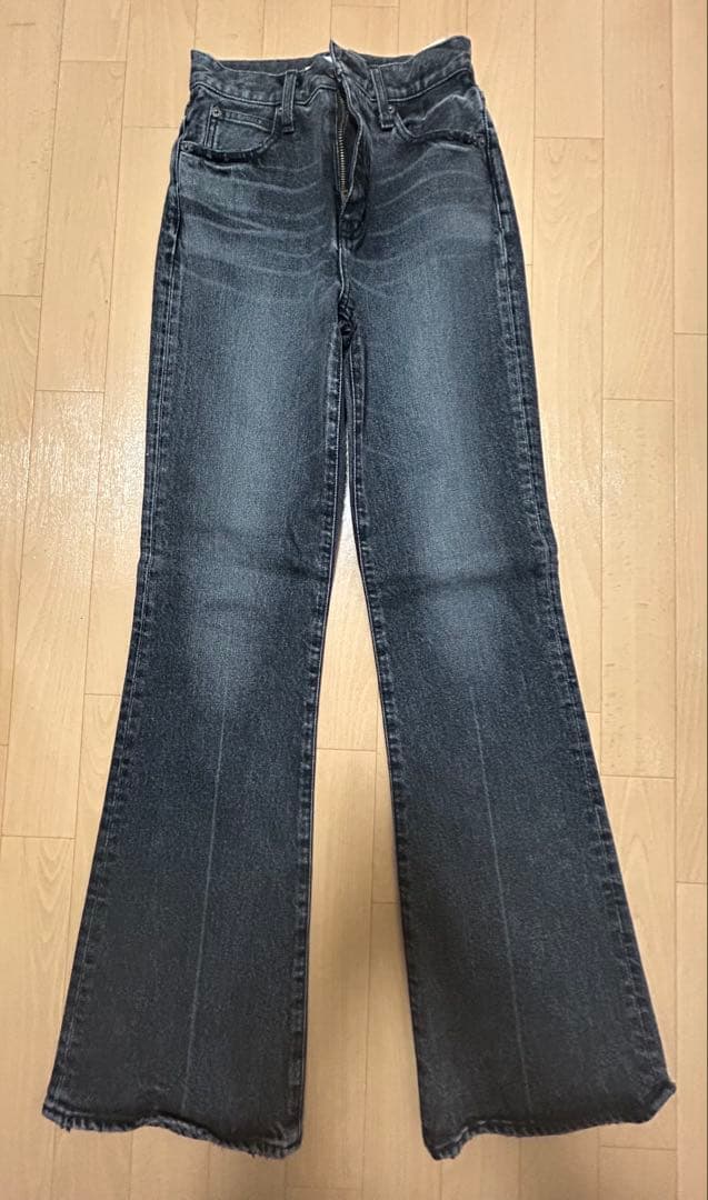 MOUSSY MVS BLACK FLARE(L)25ロング