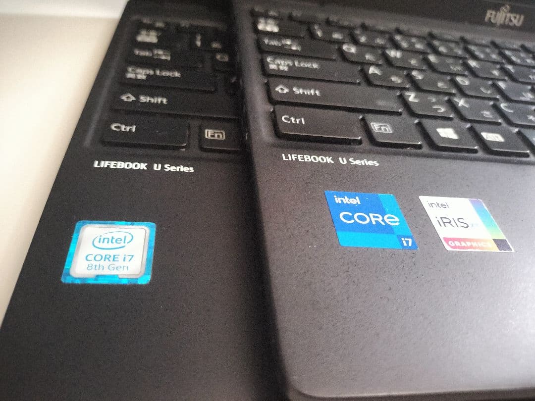 富士通 美品 corei7 第11世代 と 第8世代 計2台 起動ジャンク