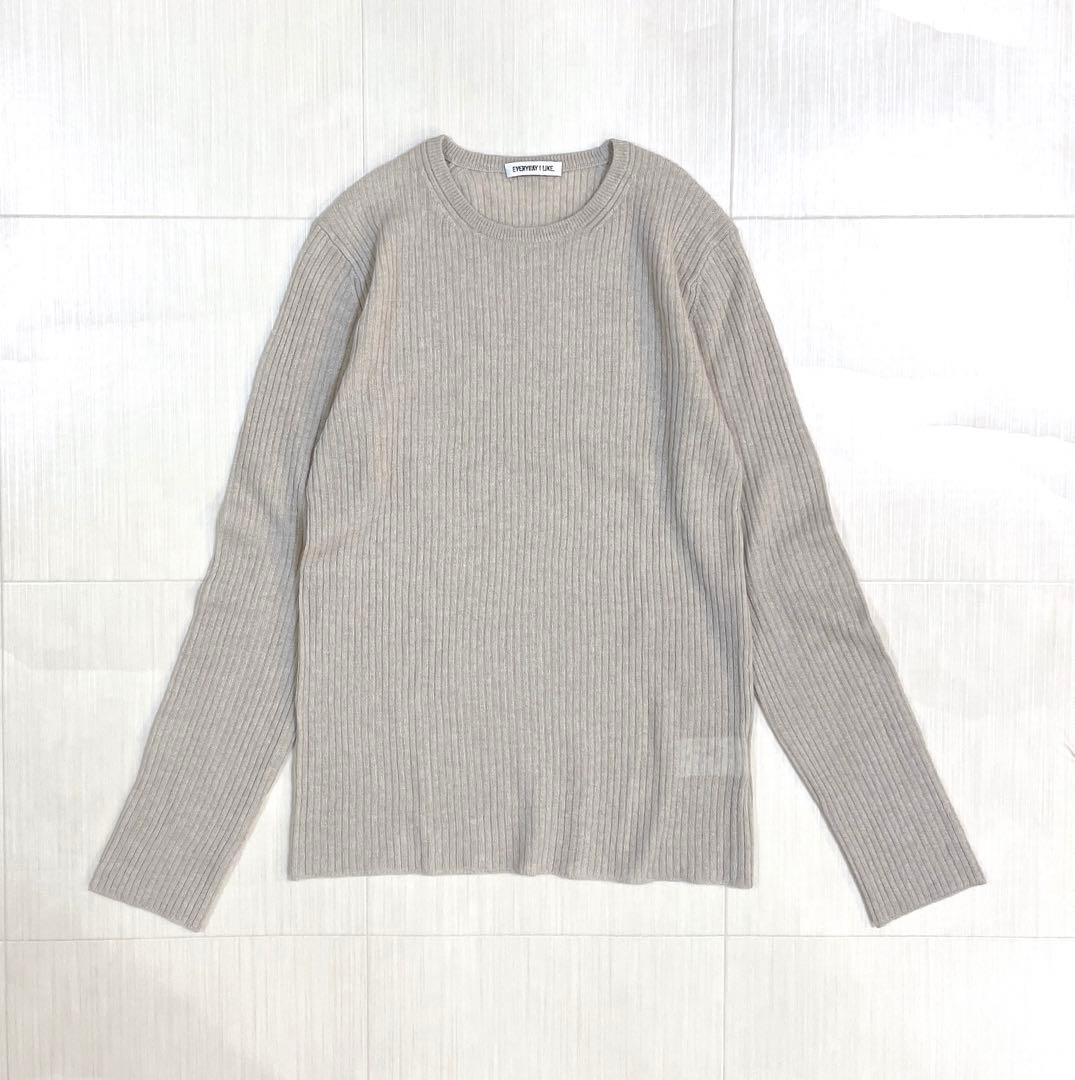 美品✨ドゥーズィエムクラス 24AW カシミヤ 100% リブ ニット