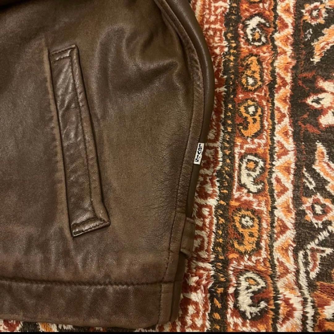 ジャケット・アウター 90s Levi's T back Lamb Leather Jacket